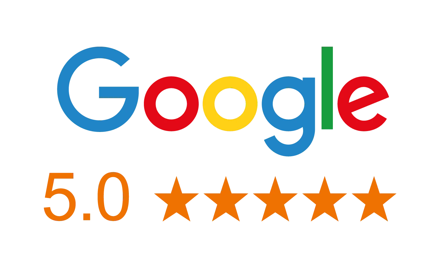 5 star google reviews